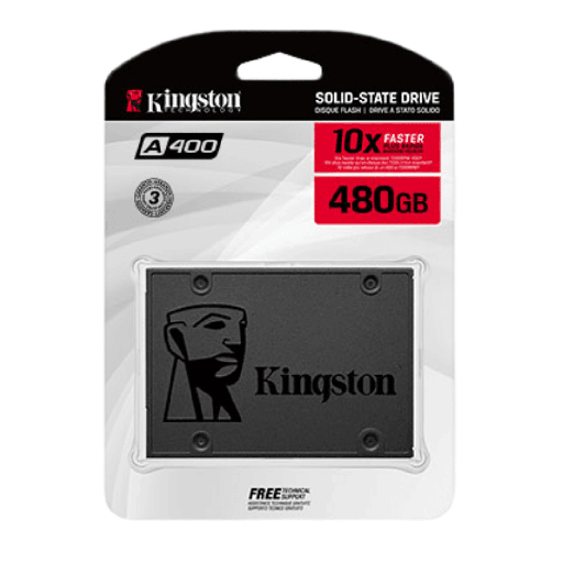 [SA400S37/480G] DISCO SOLIDO 480GB KINGSTON SA400S37 2.5″ SATA 10X FASTER – SA400S37/480G